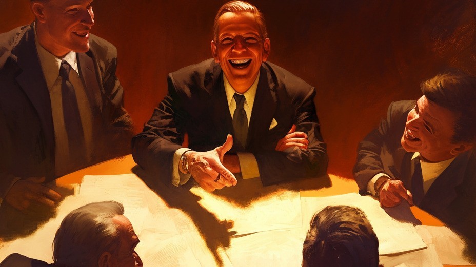 michael hyatt, vince lombardi, stephen r covey, john c maxwell, zig ziglar képzeletben, egy asztalnál